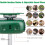 Solar Powered Animal Repeller 360 Degree Strobe Light Bird Repeller Ultrasonic Rat Repeller(Green) 4
