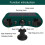 Solar Powered Mouse Repeller Alarm Infrared Sensor Animal Repellent(Green) 5