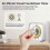 60-Minuten-Visual-Timer mit Nachtlicht, Countdown-Timer, Pomodoro-Timer mit Regenbogenmuster für Kinder 5