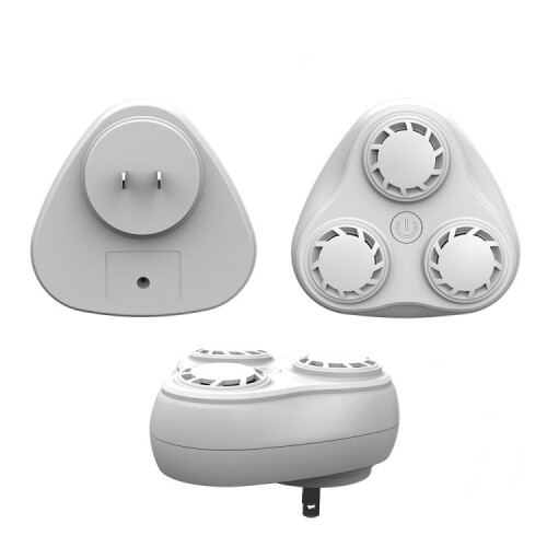 3-Horn Ultrasonic Automatic Frequency Conversion Mouse Repeller/Insect Repellent/Mosquito Repellent(White) 1