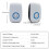 2 PCS Ultrasonic Electronic Mouse Repeller Household Mini Mosquito Repeller(White) 3