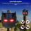 Solar LED Red Flashing Animal Repellent 5