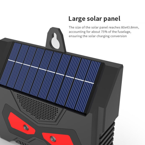 Outdoor Ultrasonic Solar Mouse Repeller LED Flash Animal Repeller 2