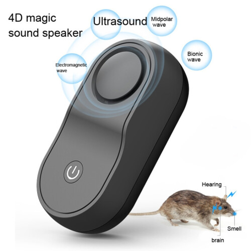 BG301 Ultrasonic Rodent Repeller Electronic Multi-Purpose Insect Repeller(Black) 2