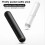 mini perche à selfie Firefly Pocket noire avec télécommande Bluetooth sans fil et extensible. 3
