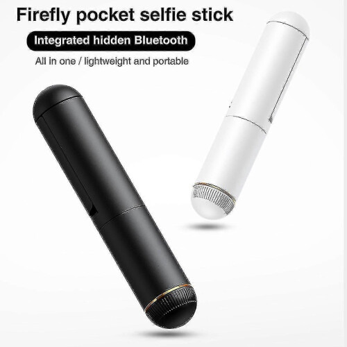 mini perche à selfie Firefly Pocket noire avec télécommande Bluetooth sans fil et extensible. 2