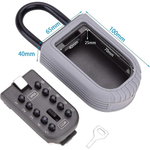 key lock box,security lock box,combination security vault-portable outdoor storage key 1