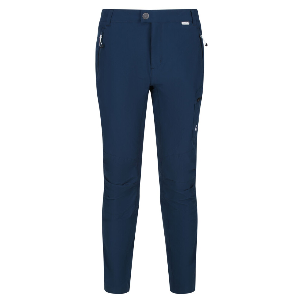 Regatta Mens Highton Water Repellent Hiking Trousers (Moonlight Denim) - Multicolour - Size 40 Regular - Image 2