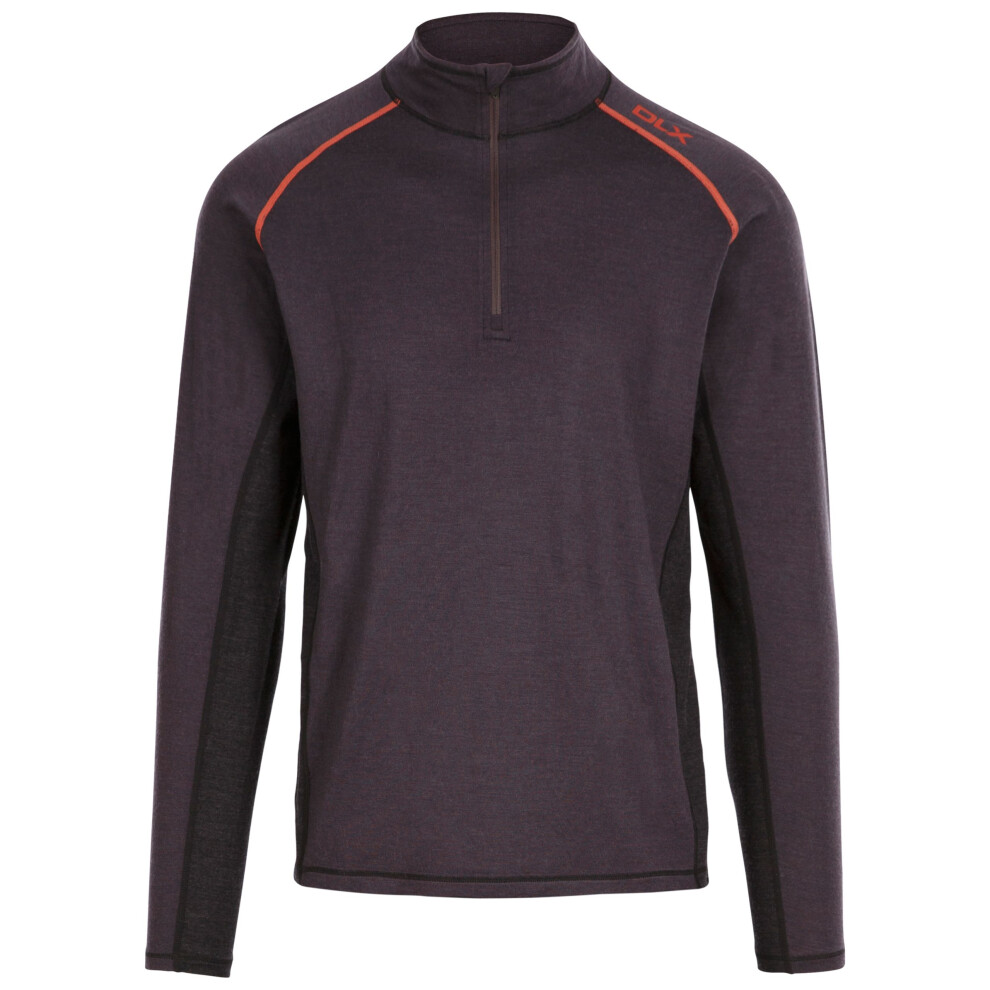 Trespass (S, Dark Grey Marl) Mens Stan Thermal Top