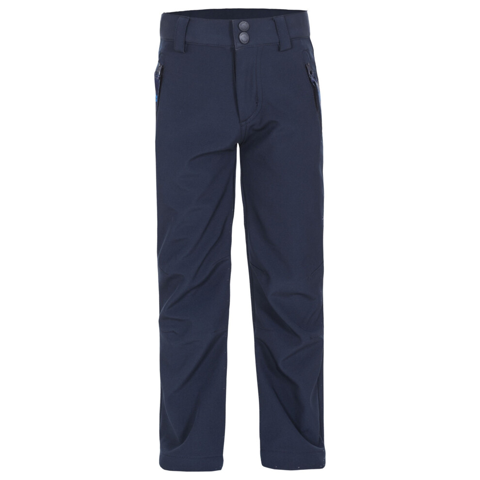 Trespass Childrens/Kids Galloway Softshell Trousers - Navy - 3/4 Years - Navy - 95% Polyester/5% Elastane - Image 3