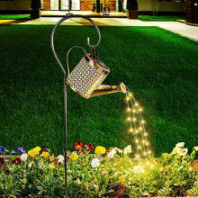 Lanterne solaire suspendue rétro en métal pour extérieur, décoration de jardin, avec capteur marche/arrêt automatique, crée une ambiance