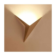 Moderne binnenwandlamp, dimbare driehoekige LED-wandlamp met luxe sprankelende verlichting voor slaapkamer, restaurant, bar, hotel of café.