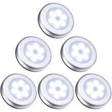 Binnenverlichting met bewegingssensor, draadloze verlichting op batterijen met hoge helderheid, slimme sensorchip met PIR voor directe activering in