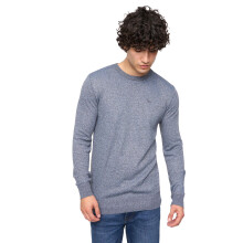 (XXL, Black Marl) Bewley & Ritch Mens Loxham Knitted Crew Neck Jumper