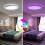Plafonnier WiFi RGB 24 W, à intensité variable avec télécommande pour la maison 3