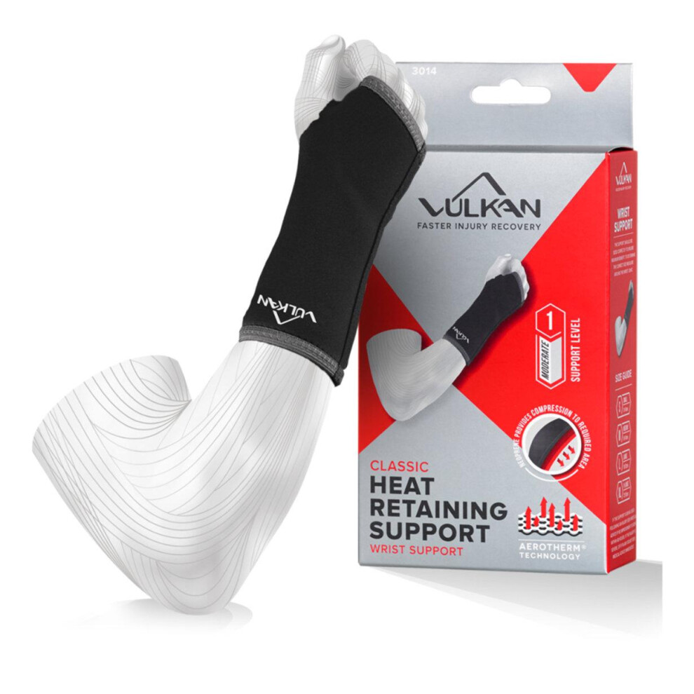 Vulkan Black (S, ) Neoprene Wrist Support