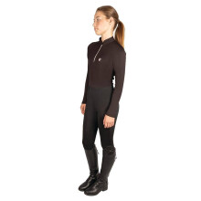 (5-6 Years, Black) HYCONIC Childrens/Kids Torrellas Horse Riding Tights