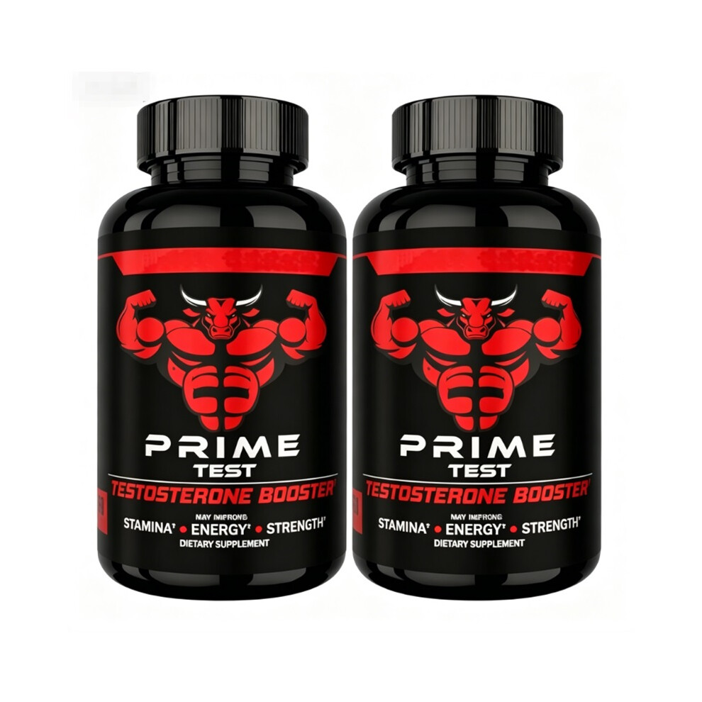 (2Pcs) Prime Test Testosterone Booster- 60 Counts