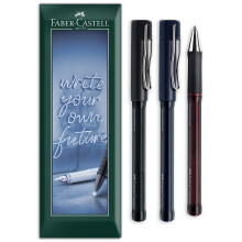 Faber-Castell Beyond Gel Broad Pen 0.6mm Black, Blue, Red