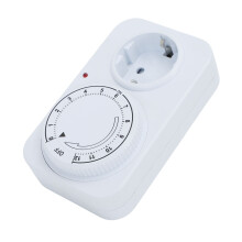 FRK D12 EU 12H 16A Timer Steckdose 72x120x85mm PC