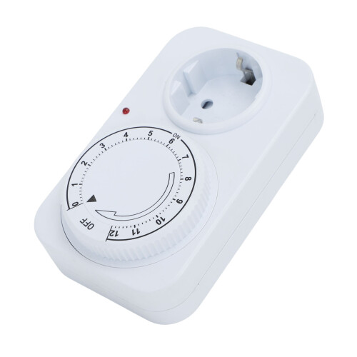 FRK D12 EU 12H 16A Timer Steckdose 72x120x85mm PC