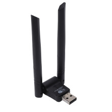 2-in-1 USB-WiFi-Bluetooth-Adapter 900 Mbit/s 2,4 GHz/5 GHz Schwarz