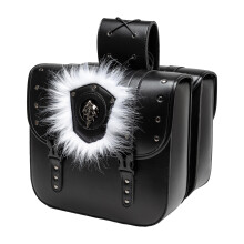 Classical PU Leather Motorcycle Saddlebags Retro Design Quick