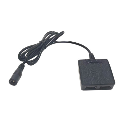 DC6V30A to 5V3A USB Fast Charge Car Charging Adapter-95cm