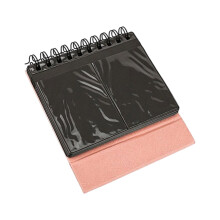 3-inch plastic fotoalbumorganizers met inzetstukken en-Roze