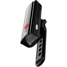 Oplaadbare multifunctionele fietskoplamp met USB-aansluiting, veiligheidslamp voor op de fiets met hoge lichtopbrengst.