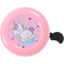 Kinderfahrradklingel für 22-mm-Lenker, laute Fahrradklingel für Kinder, rosa Cartoon-Pferde-Design