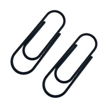 2 Stuks Artistieke Decoratieve Paperclips Mode Plastic-Zwart