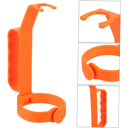 Multifunktionaler Tragegriff aus Kunststoff mit ergonomischem Design, robuste Trinkflasche 1