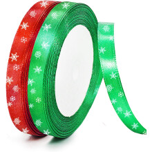 Envoltura de regalos, cintas de satén para un elegante empaquetado de regalos, cintas navideñas de poliéster resistentes al desgaste y a las
