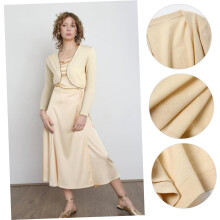 Gilet cardigan ouvert pour femme, manches longues, maille, robe boléro, parure élégante à superposer