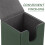 PU-Spielkarten-Organizerbox mit Magnetverschluss, grüner PU-Kartenhalter 8