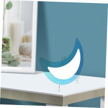 Espelho de parede ondulado espelho de decoração da lua de acrílico Boho Home Decor Estética Stand