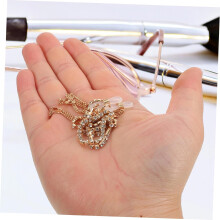 Golden Eyeglass Chain Women's Eyewear Retainer Strap Anti-skid Glasses Holder for Sunglasses Fashion Accessory