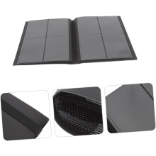 Binder de cartão de negociação para coletores de cartões de jogos e esportes Capacidade de 160 cartões Álbum de armazenamento de 9 bolsos