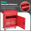 Combination Tool Cart Workshop Trolley 4 Drawers with Wheels - Garage & Workshop 6