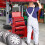 Combination Tool Cart Workshop Trolley 4 Drawers with Wheels - Garage & Workshop 12