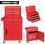 Combination Tool Cart Workshop Trolley 4 Drawers with Wheels - Garage & Workshop 8