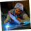 Adjustable Cotton Welder Cap Breathable Sweat-Absorbent Welding Hat 6