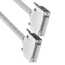Industrial Straight Through DB25 RS232 Cable-mother to mother