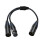 Quality 4Pin XLR Splitter Cable For Sound Distribution Mic-G 1