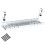 Adjustable Under Desk Cable Holder Management-White 30 to 54cm 1