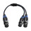 Quality 5Pin XLR Y Splitter Cable 5Pin XLR Cable For Stage-D 1