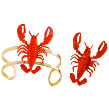 Fashionable Adjustable Lobster Claw Bracelet With Matching-C