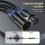 Quality 5Pin XLR Y Splitter Cable 5Pin XLR Cable For Stage-D 3