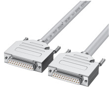 Industrial Straight Through DB25 RS232 Cable-mother to mother